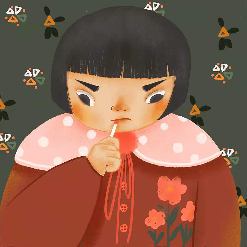 儿童插画/手绘头像-IPAD插画练习