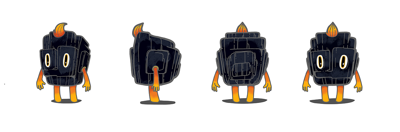 山西礼物-炭宝宝IP形象设计