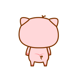 屁屁猪pipi-微信动态表情第二弹