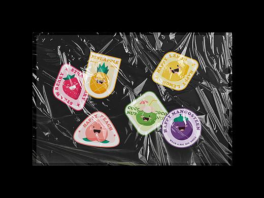 贴纸 | 趣味水果贴纸设计