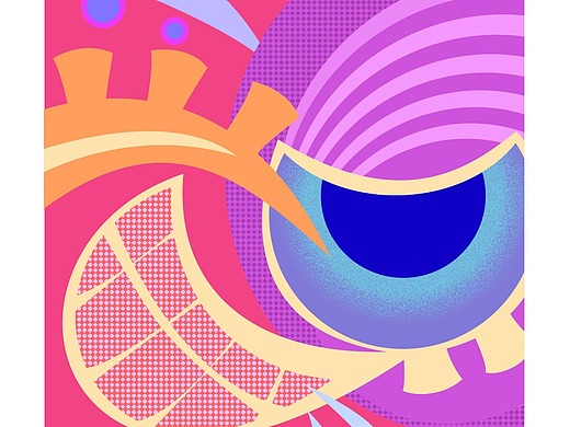 喜怒哀乐色彩构成