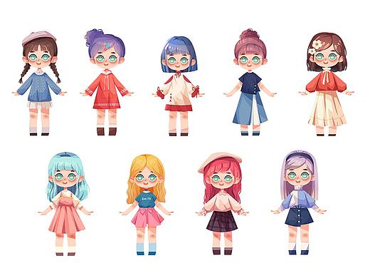 2021年第一组儿插女孩子换装吖