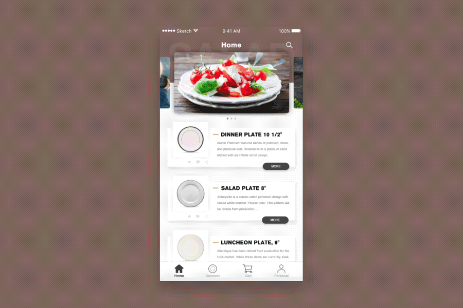 Porcelain | App Web Design（图ZNzUyOTUxNzY=） - APP界面 - 站酷设计师凯熙_Kaixi原创素材 - 站酷ZCOOL