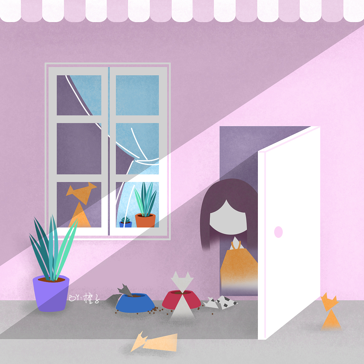 生活尽如我意（图ZMTQ2OTkwODI4） - 创作习作 - 站酷设计师橙子蓝了_ChR原创素材 - 站酷ZCOOL