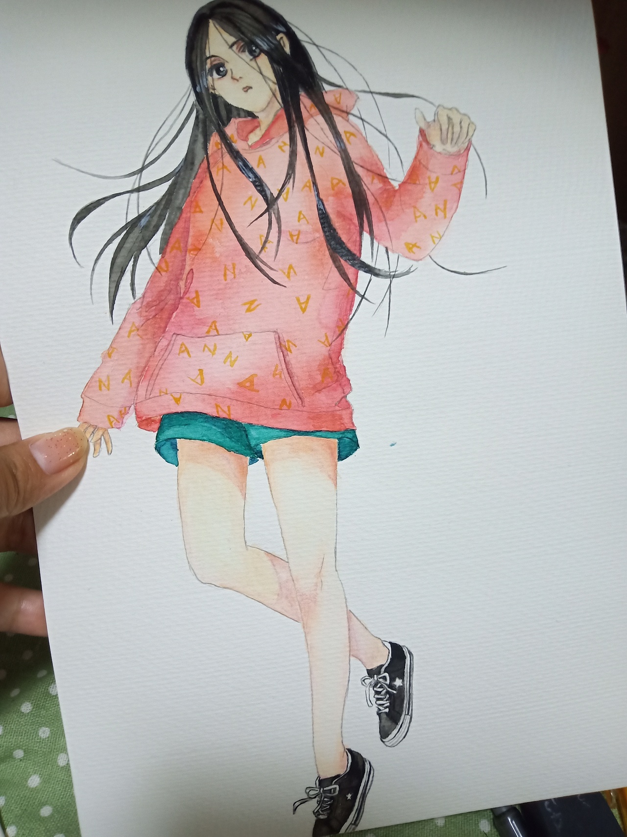 一人之下宝儿姐二创与临摹水彩步骤教程