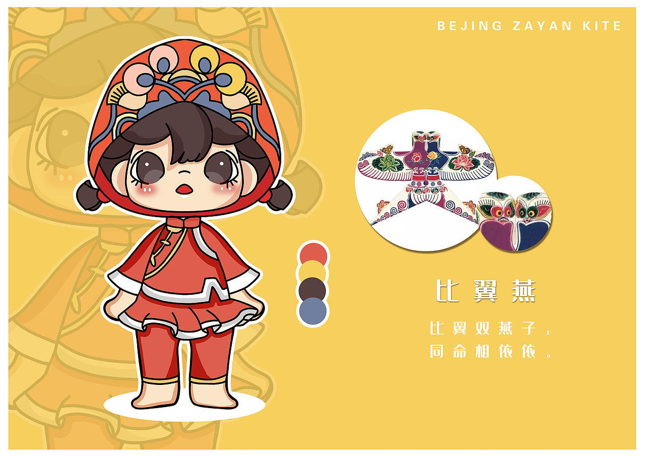 《鸢鸢——北京扎燕风筝IP形象设计》