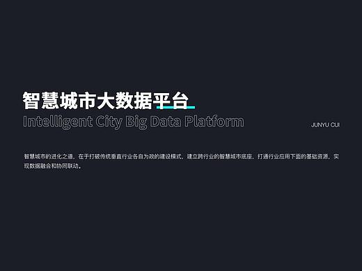 智慧城市大数据可视化平台