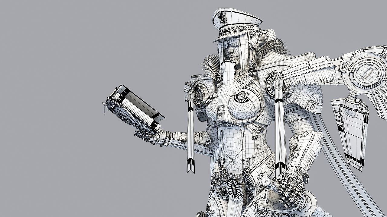 maya模型:审判之神