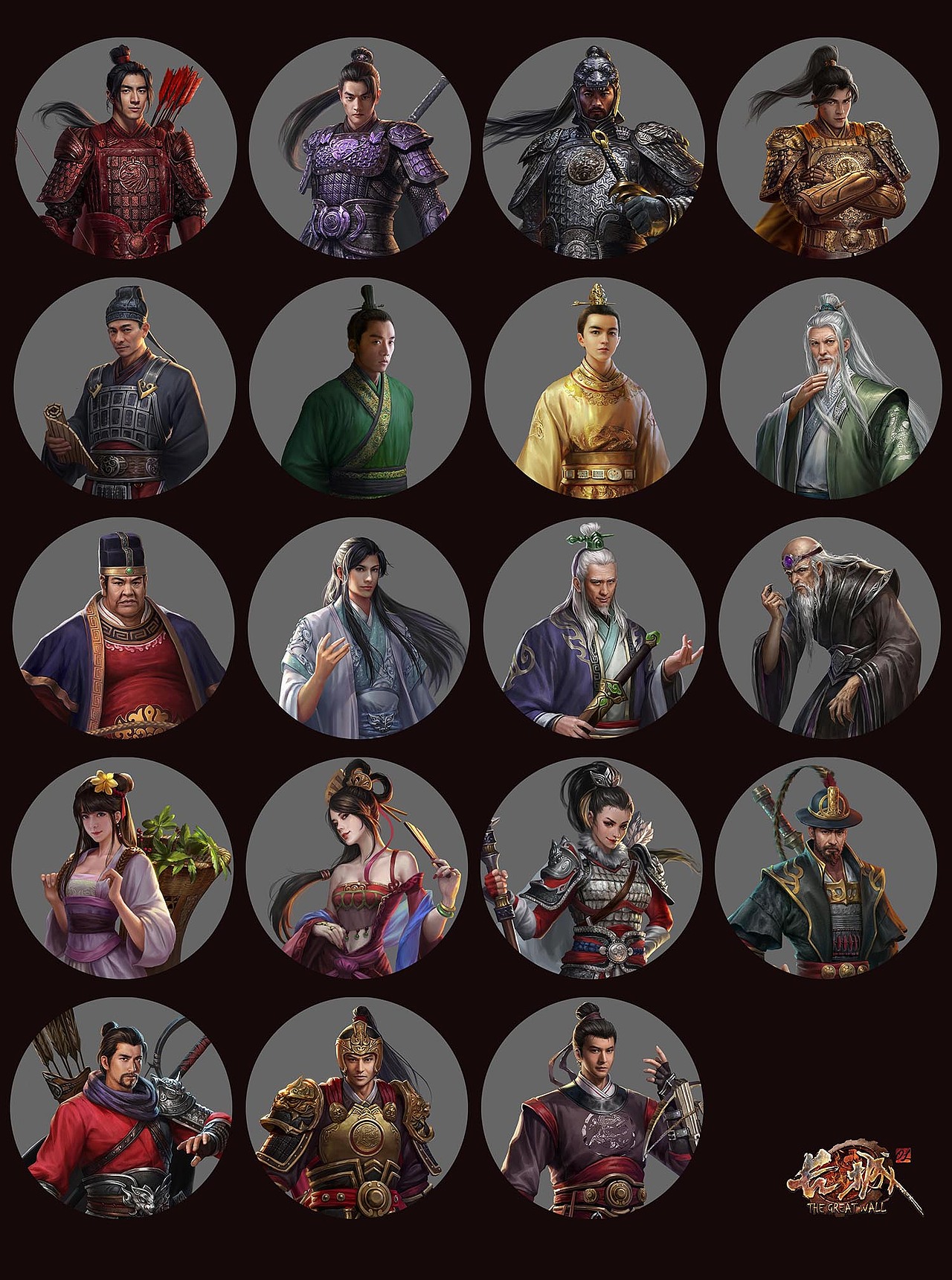 半身像统一修改及细调人物脸部