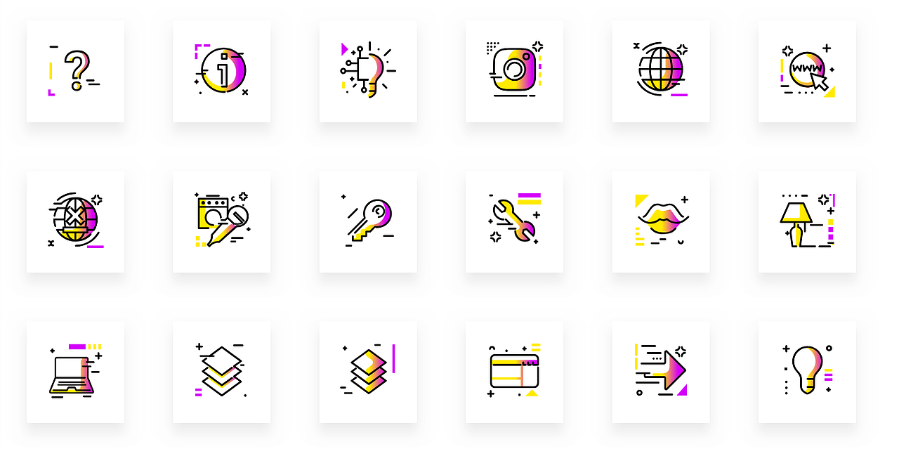 图标/五彩斑斓（图ZMjEwNzU3NDAw） - 图标 - 站酷设计师蟹老板的妹妹原创素材 - 站酷ZCOOL