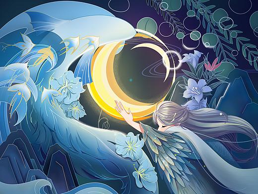 自然堂冰肌水插画