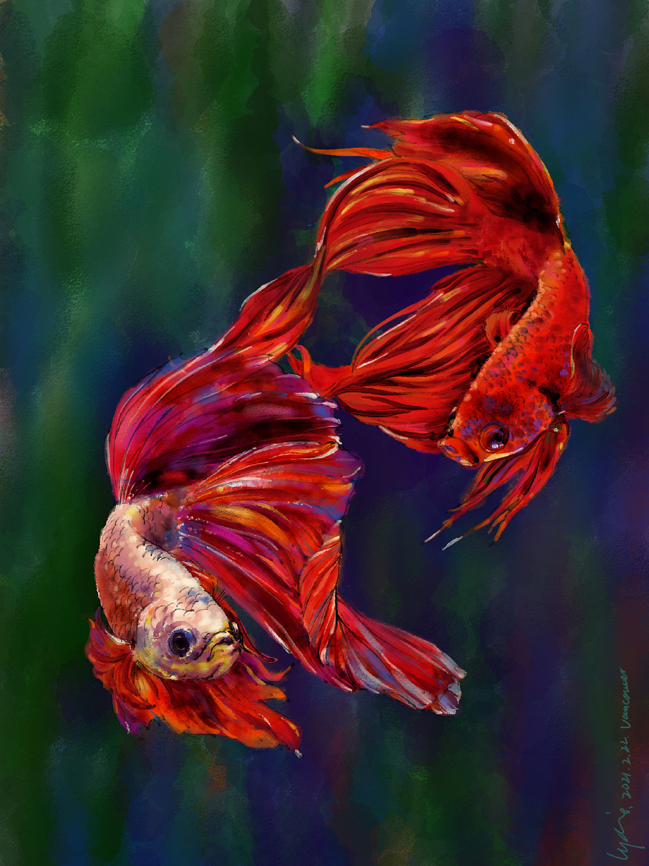 斗鱼|插画|艺术插画|lydie雨田 - 原创作品 - 站酷 (zcool)