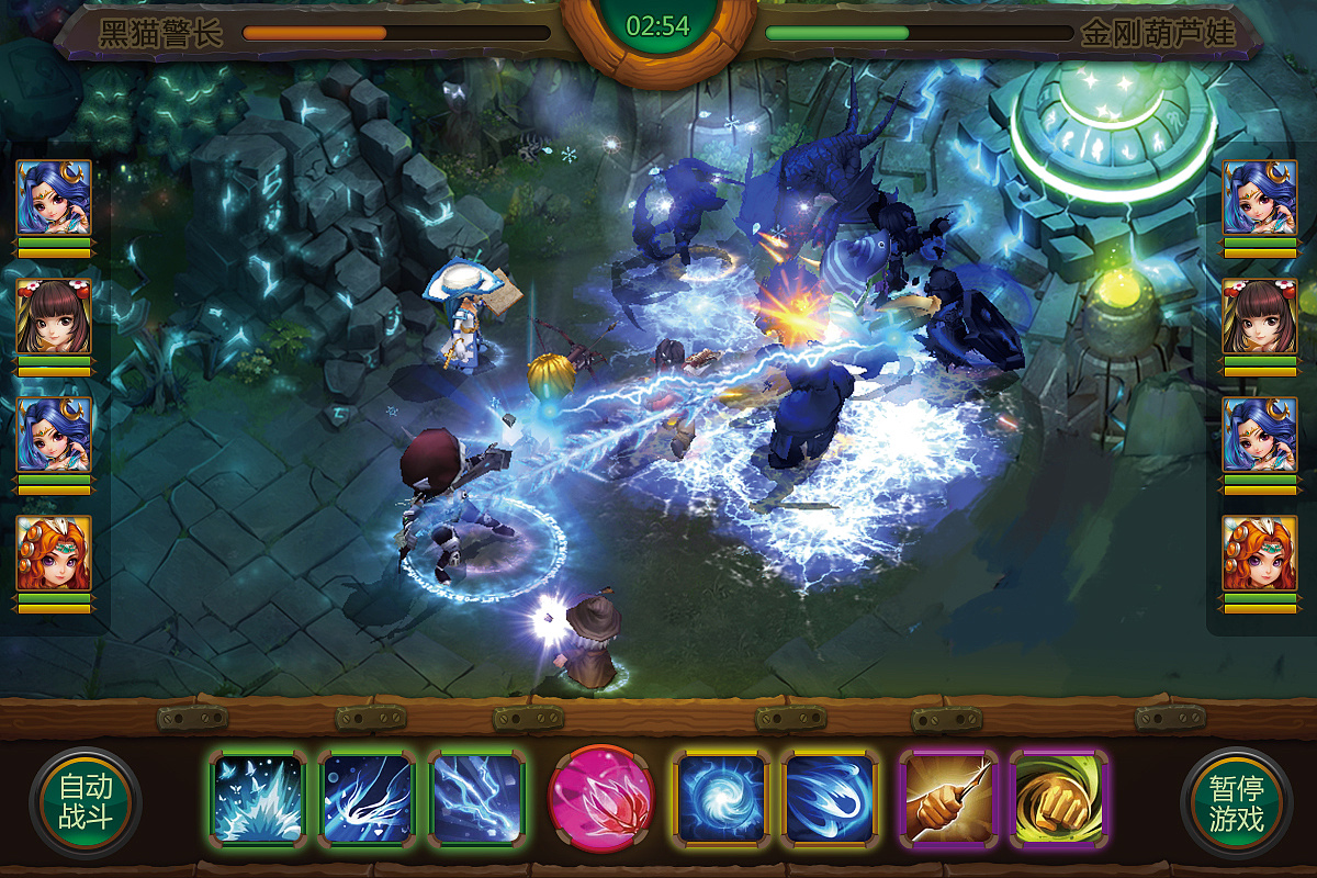 闲来无事玩一下--rpg战斗中界面---欧美风?