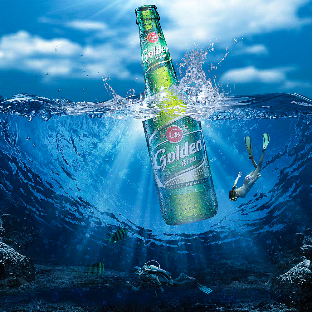 酒瓶合成|平面|海报|一丶元 - 原创作品 - 站酷 (zcool)