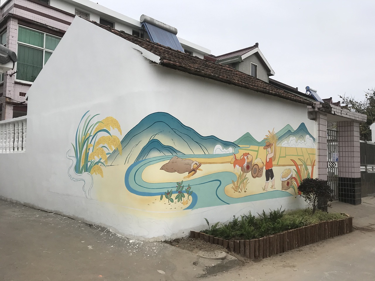 餐厅墙绘 广州香锅店墙绘-广州壹家艺术