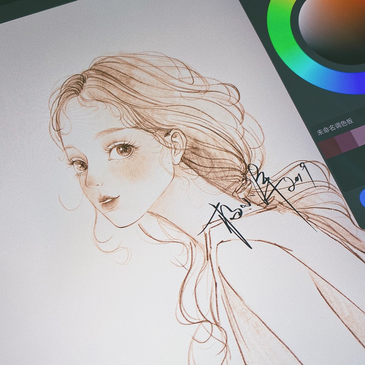 随笔,美丽的女孩。