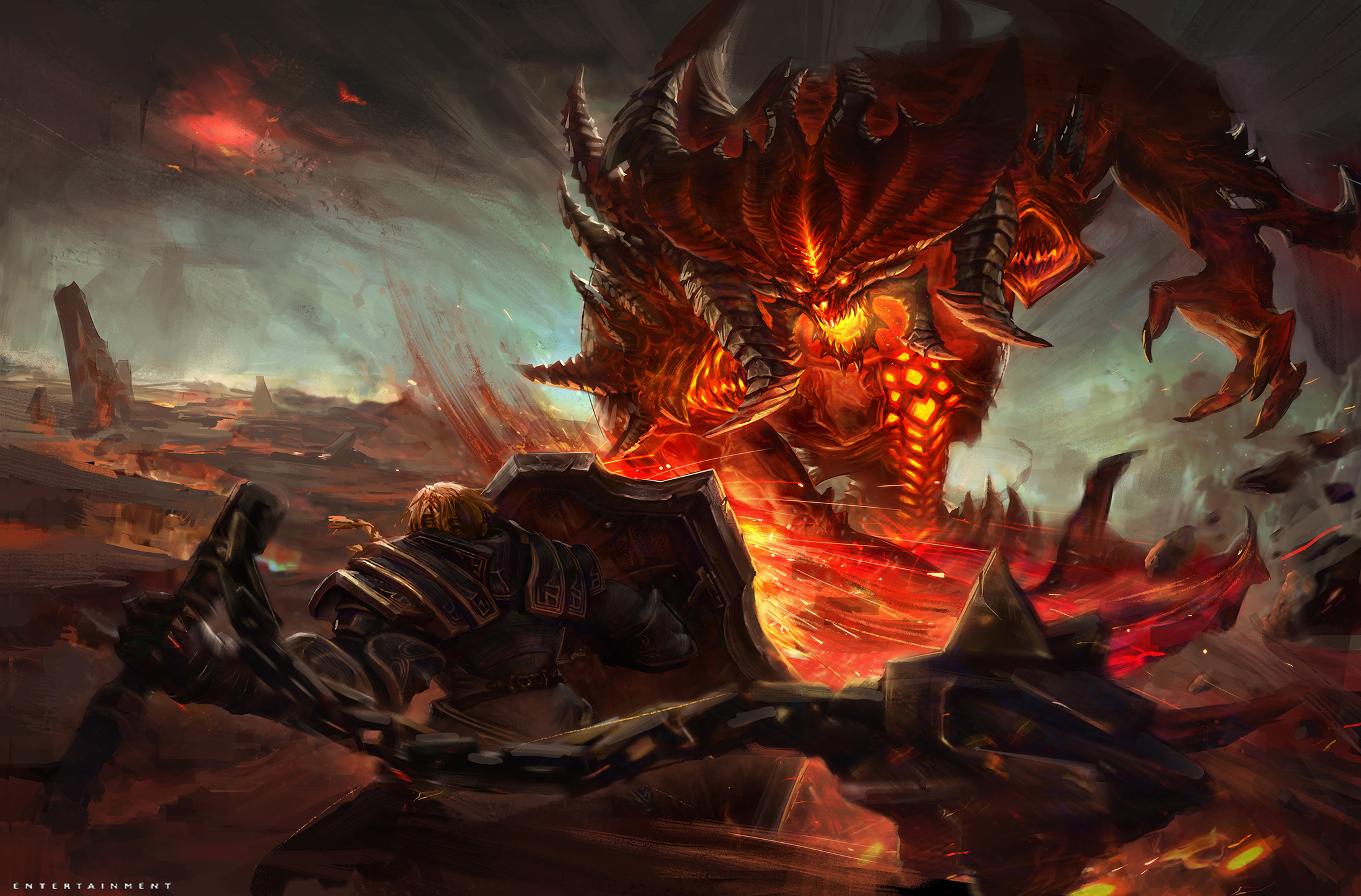 去年画的两张暴雪同人练习图