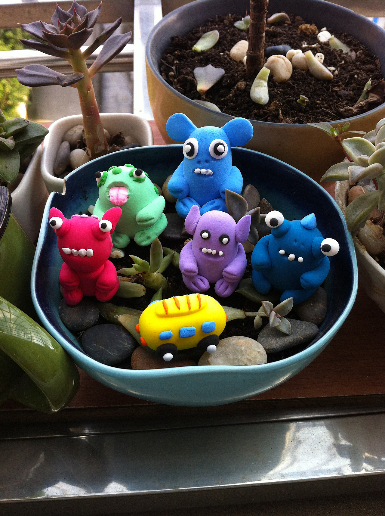 彩泥玩偶小怪物|手工艺|手办/模玩|fanfanfan9_原创作品-站酷zcool