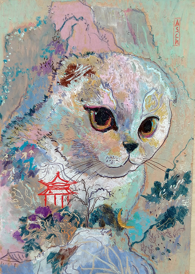 吾辈是猫07（图ZMTM0MjQxNzg4） - 创作习作 - 站酷设计师Asch修原创素材 - 站酷ZCOOL