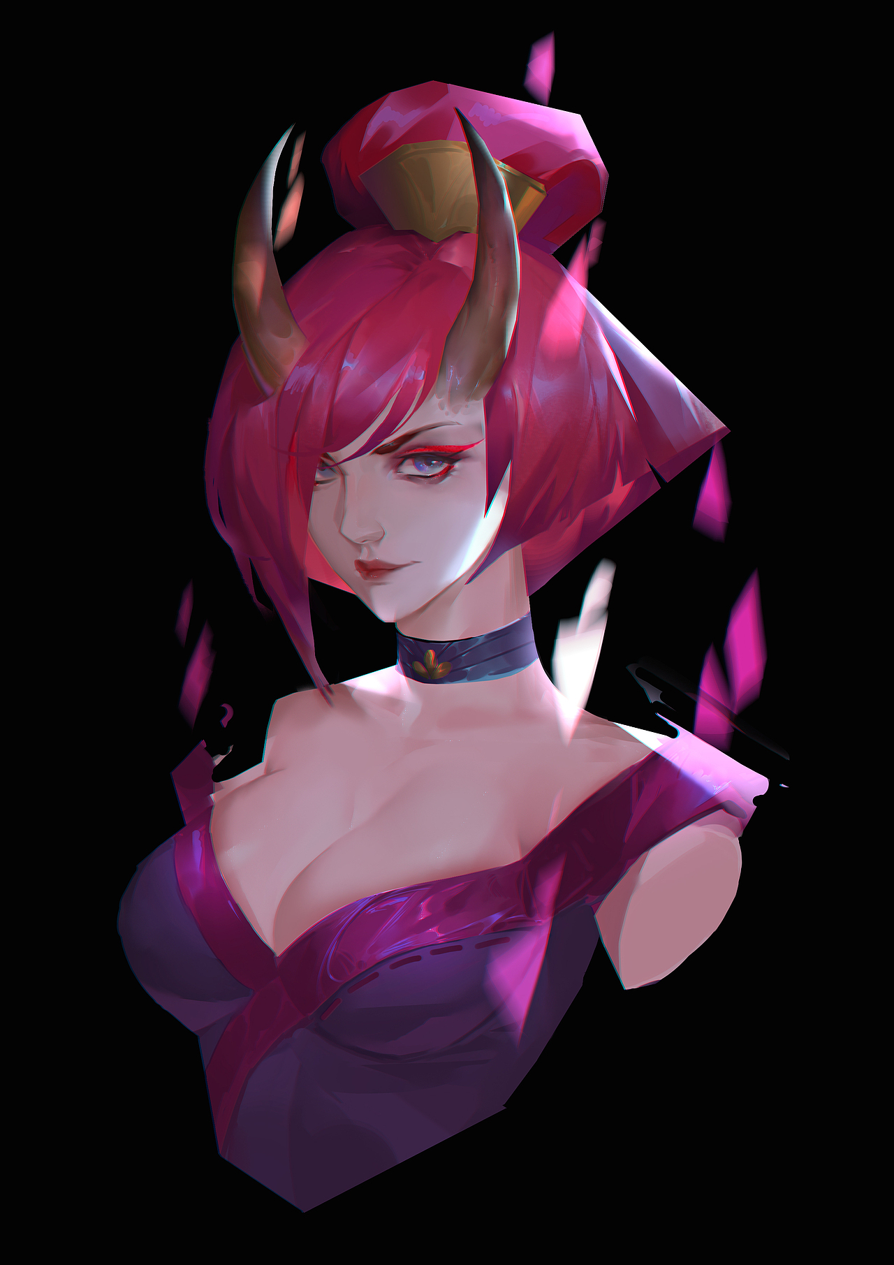 英雄联盟-伊芙琳（图ZMTg5ODM4NTY4） - 游戏原画 - 站酷设计师杨健i原创素材 - 站酷ZCOOL