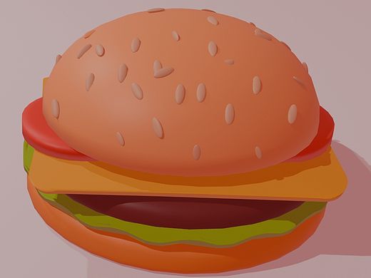 汉堡#blender