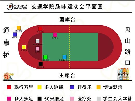 校园趣味运动会位置图（个人主页-ZNTE4NDQ1NzY=） - 其他平面 - 站酷设计师爱学习的阿刁原创素材 - 站酷ZCOOL