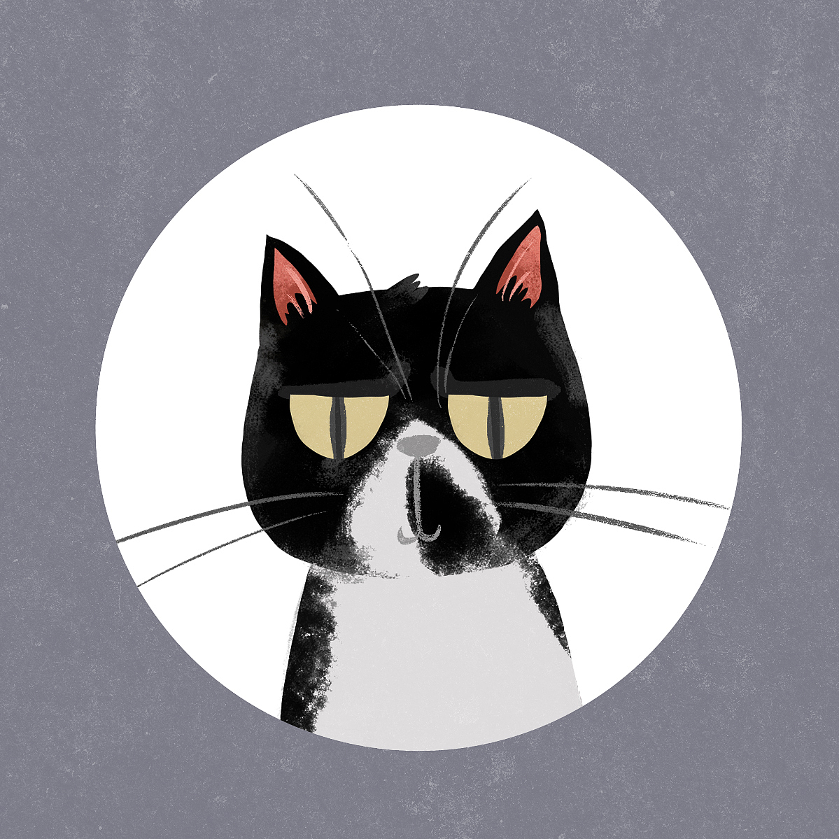 吸猫头像（图ZOTk0NDk0MTI=） - 儿童插画 - 站酷设计师只Si个画画的原创素材 - 站酷ZCOOL