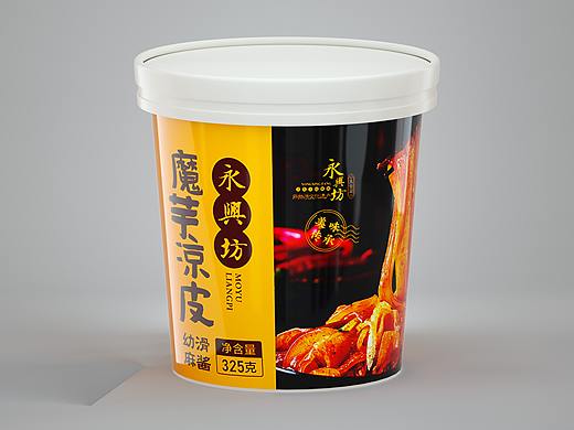 魔芋凉皮包装建模渲染
