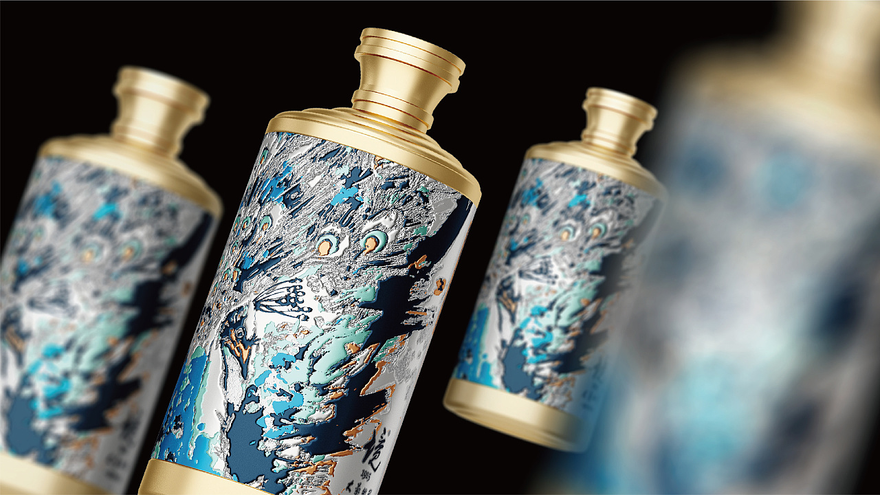 境x曹瑞华艺术家联名款春华秋实酒包装设计