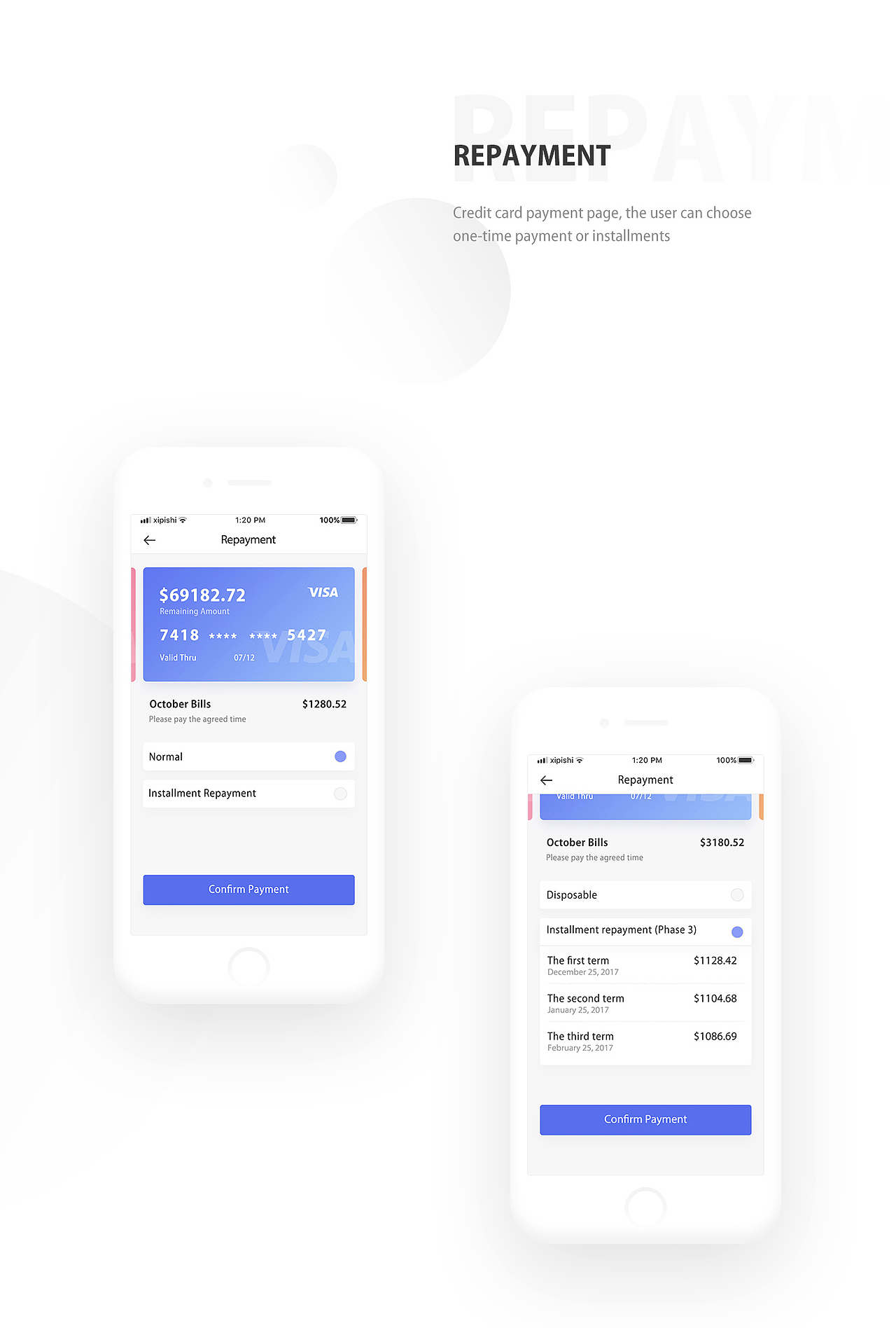 Cards Package App Design