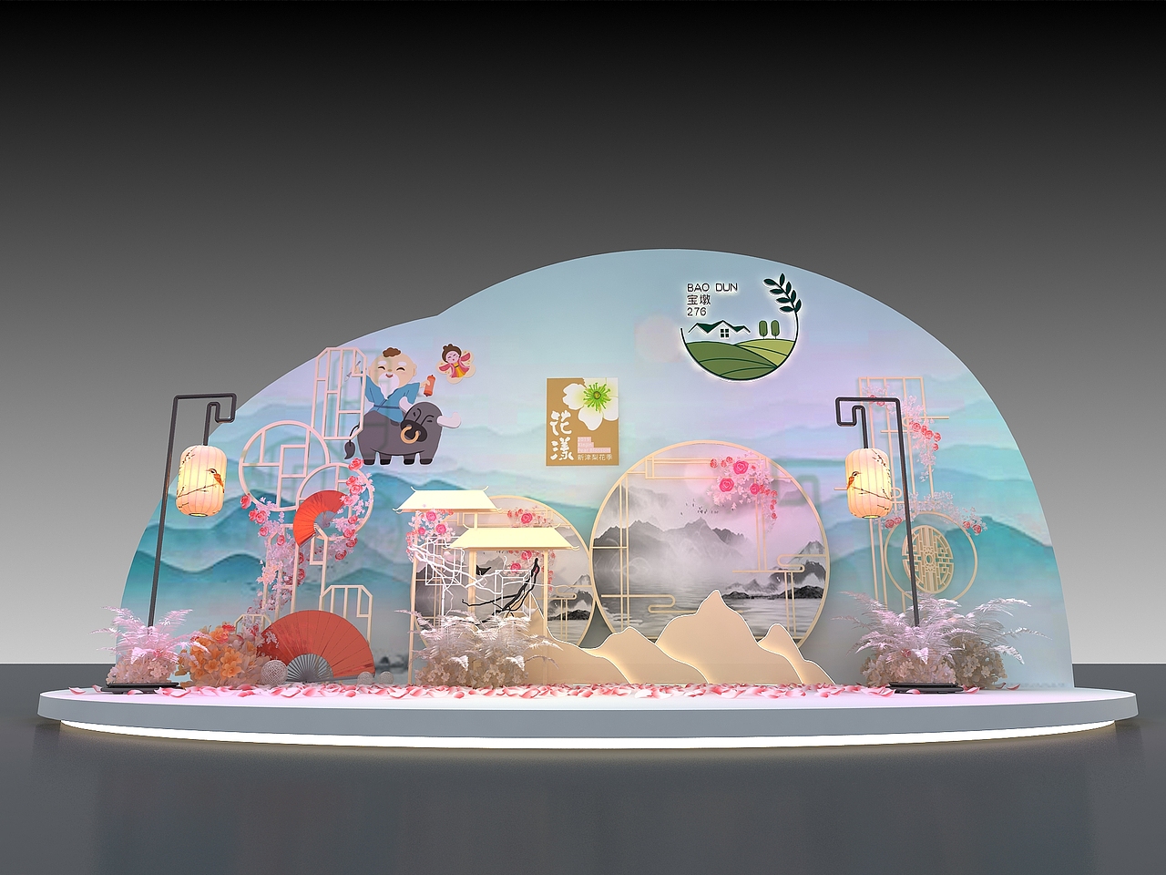 中式风格网红打卡点位