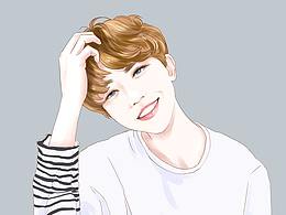 半寫實(shí)人物插畫