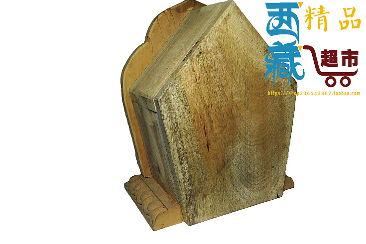 青藏高原雕刻彩绘实木佛龛佛柜