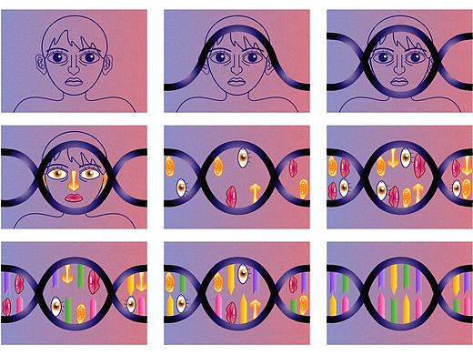 基因与身份认同-DNA & Identity（个人主页-ZMjg0ODkxMDg=） - 其他平面 - 站酷设计师Xinbei_Liang原创素材 - 站酷ZCOOL