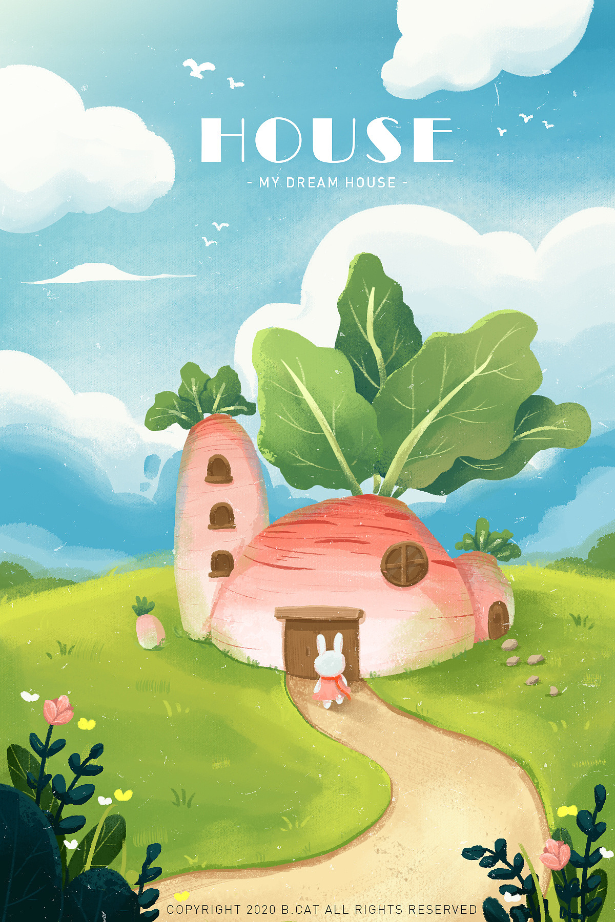 儿童插画-房子（图ZMjA3NjYxNzA4） - 儿童插画 - 站酷设计师黑猫少女丶原创素材 - 站酷ZCOOL