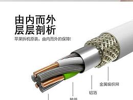 数码 数据线 精修 简约 详情页