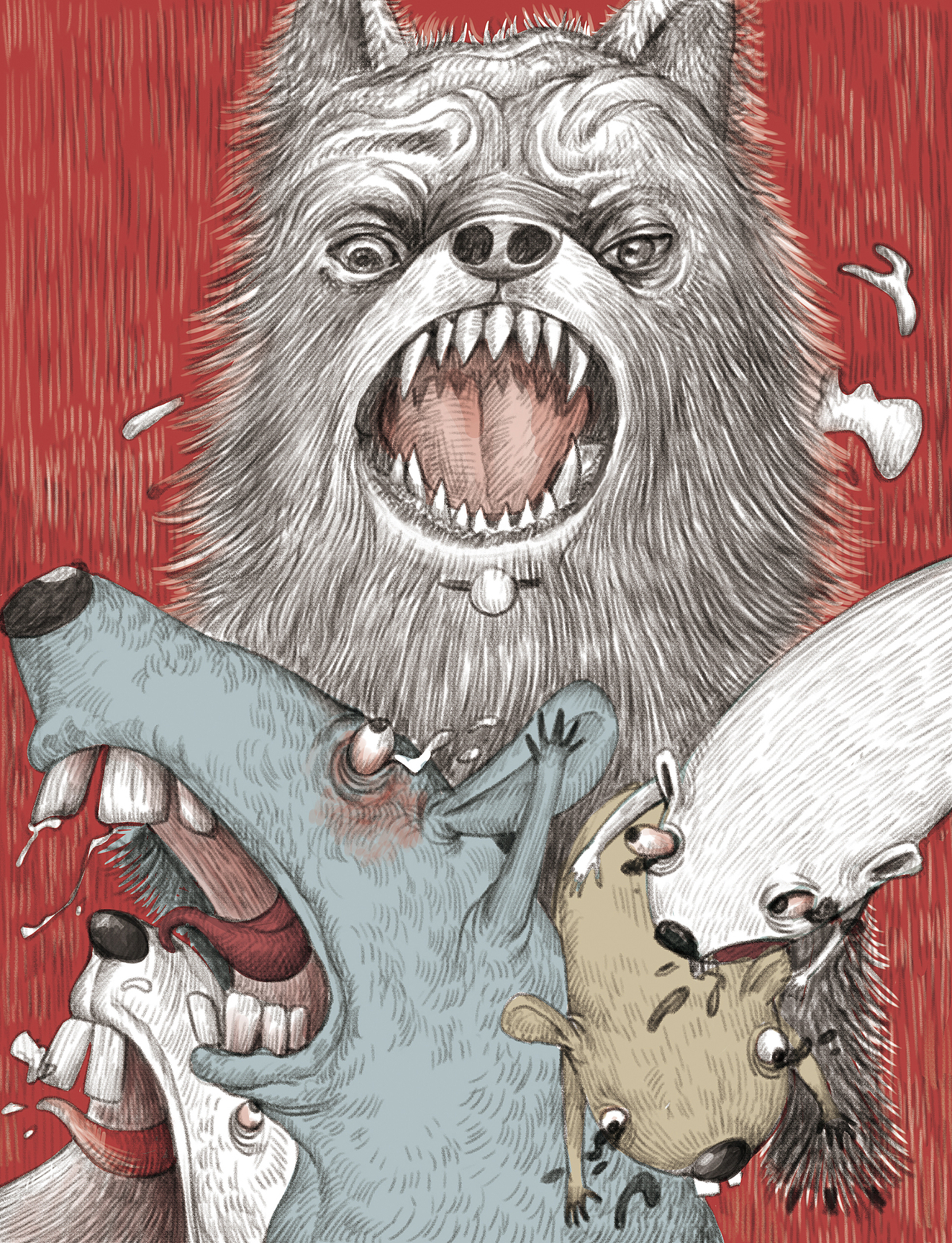 与作家杨鹏合作的插画（图ZMjE5ODk2NDA4） - 儿童插画 - 站酷设计师谛缘花原创素材 - 站酷ZCOOL