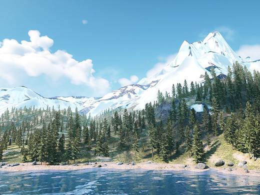 21 雪山（个人主页-ZNTAwMDMxNDg=） - 场景 - 站酷设计师半辞原创素材 - 站酷ZCOOL