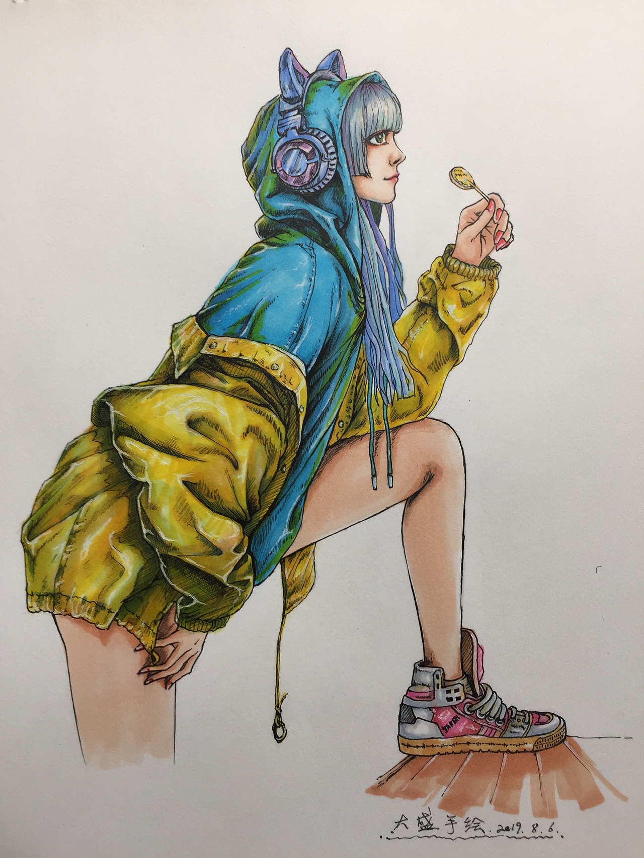 一些马克笔上色练习（图ZMTc5ODMxNjM2） - 创作习作 - 站酷设计师旗开得盛原创素材 - 站酷ZCOOL