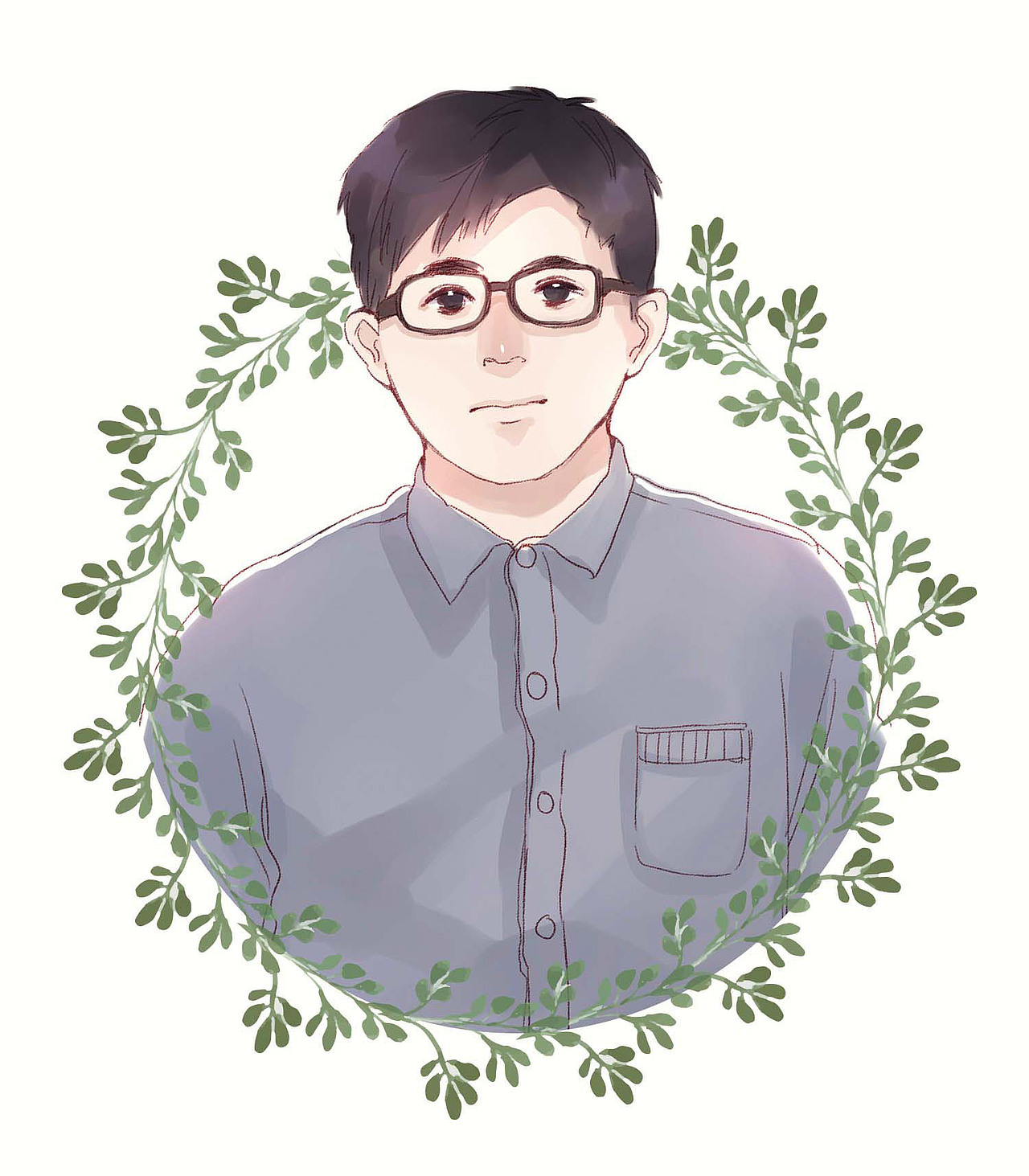 公司年会纪念品：数码绘人像52张及大合照（图ZNjkxMDE5NTY=） - 单幅漫画 - 站酷设计师井宿JIN原创素材 - 站酷ZCOOL