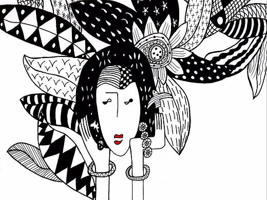 禅绕画（zentangle）