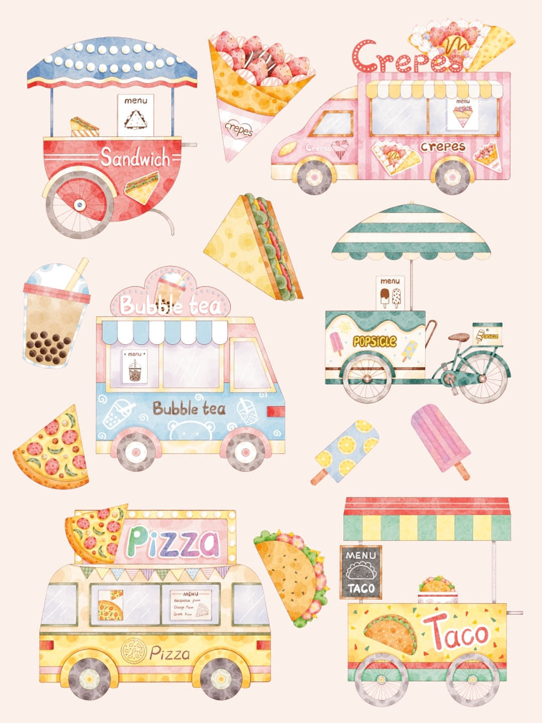 Procreate｜更新一组画（图ZMzUxNDkxNTMy） - 商业插画 - 站酷设计师yuuyake原创素材 - 站酷ZCOOL