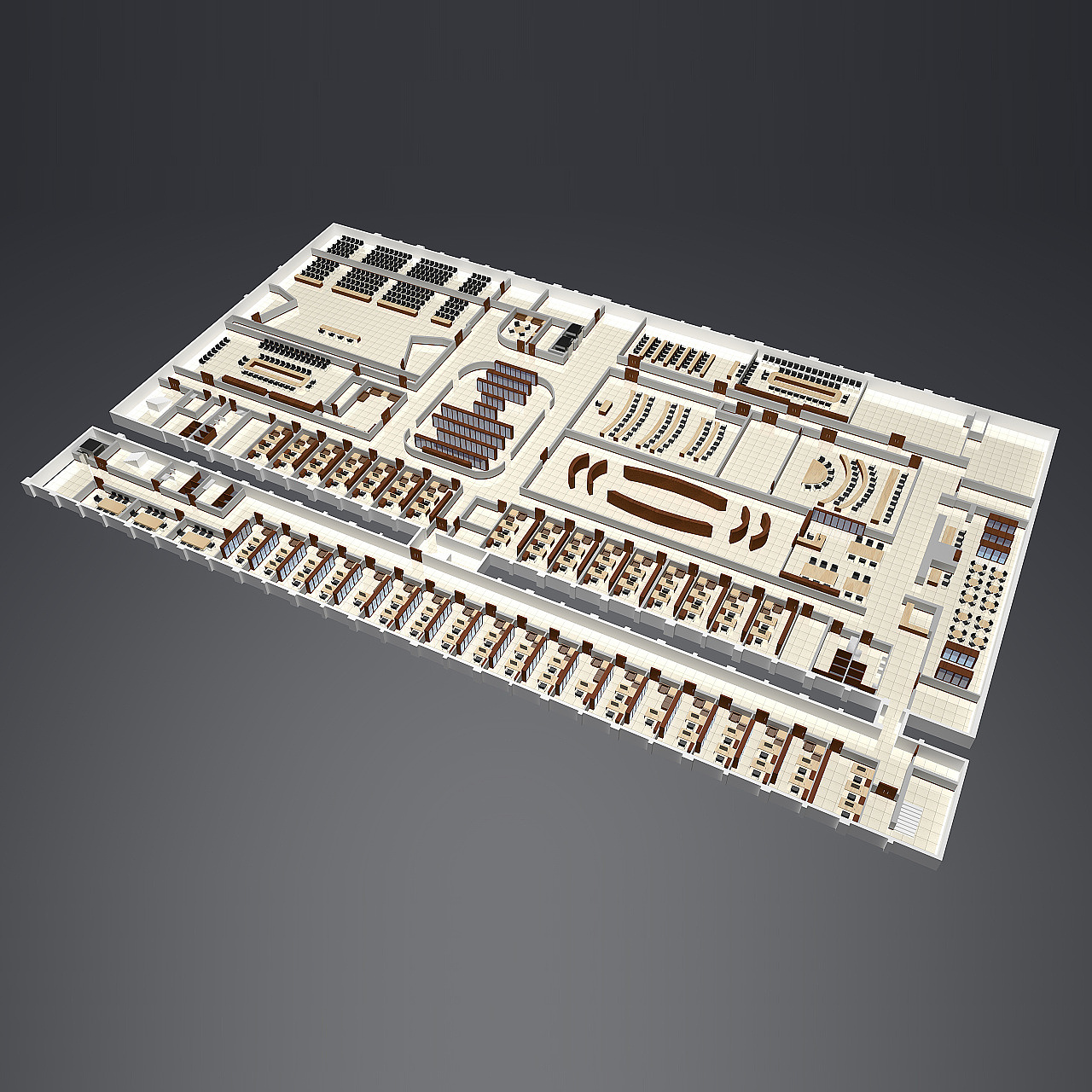 室内三维-3D地图的建模与渲染（图ZMjU2MDY5MzY4） - 建筑/空间 - 站酷设计师景区手绘地图原创素材 - 站酷ZCOOL