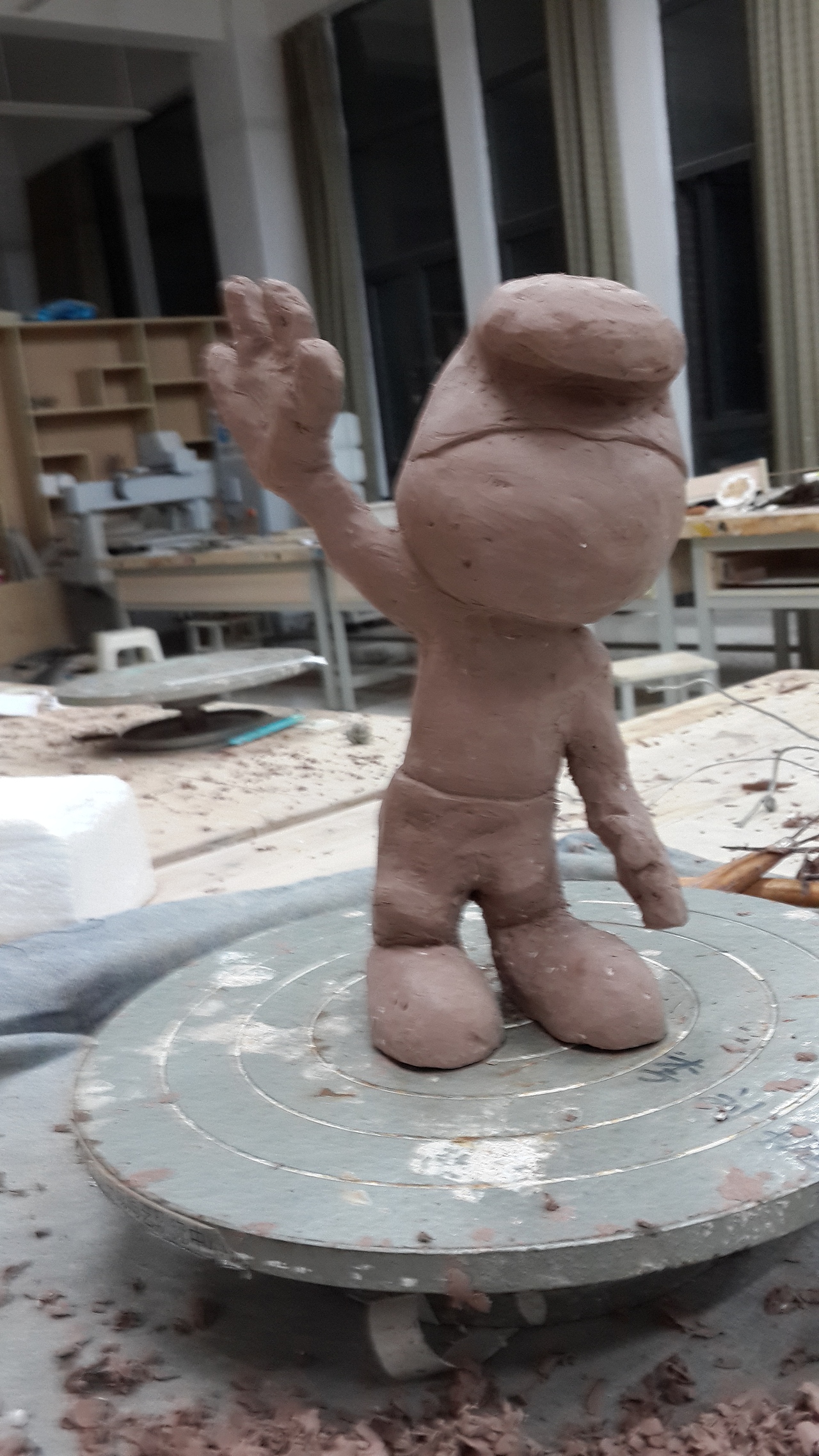 最后再附上一个课程小作业,蓝精灵。。丑是丑了点,祝大家工作学习愉快