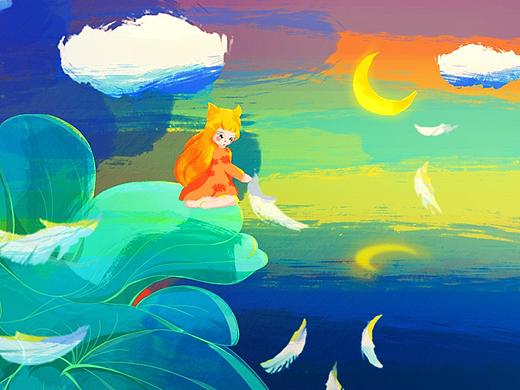 梦幻插画（个人主页-ZNDY5MzE4MTI=） - 创作习作 - 站酷设计师千千子一一原创素材 - 站酷ZCOOL