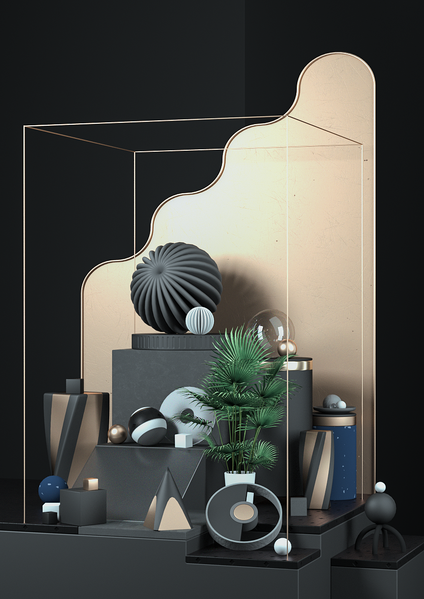 C4D/OC小场景练习