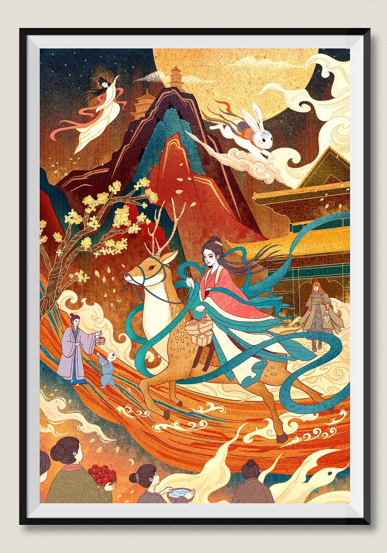 《北京兔儿爷》故事插画绘本创作