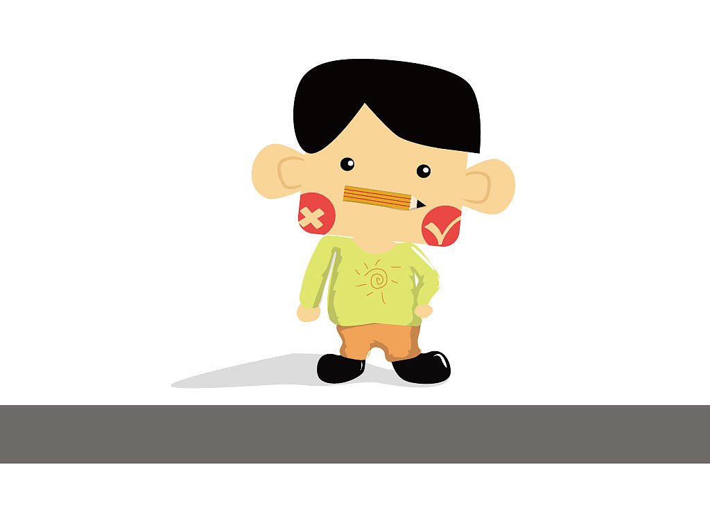 一些卡通小人像