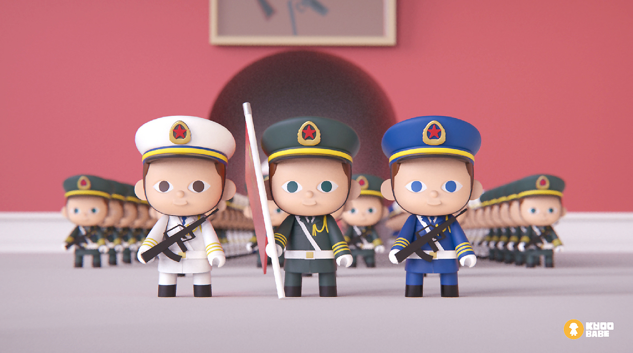 献礼祖国70周年 KUOO BABE 国潮公仔（图ZMTc4ODEwOTMy） - 产品 - 站酷设计师狗狗酷先森原创素材 - 站酷ZCOOL