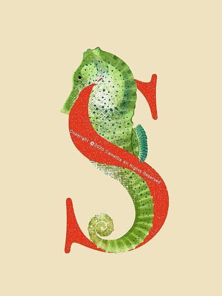 26个字母与动物的创意组合插画